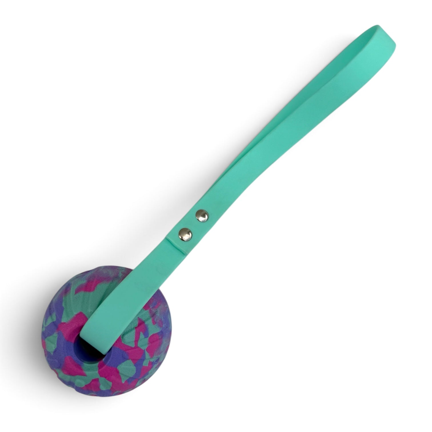 Flytende hundeleke med ball og håndtak – 7 cm