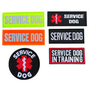 Service Dog patch til hundesele – borrelåsmerke