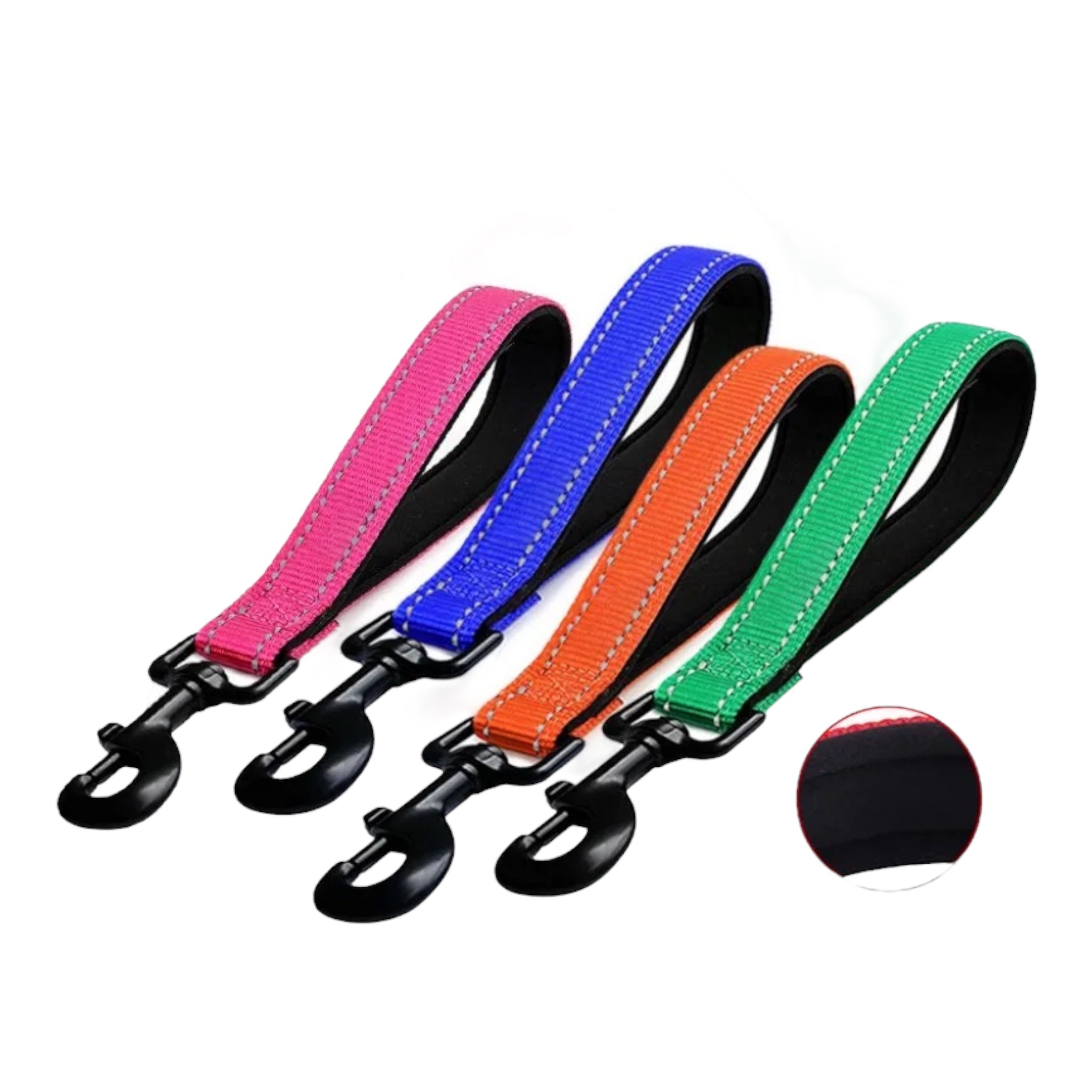 Kort hundekobbel 30 cm – solid bånd for ekstra kontroll