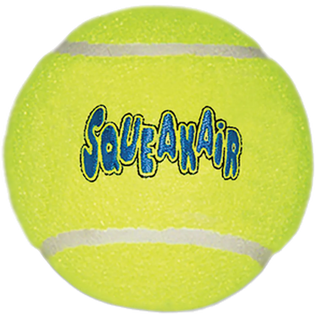 KONG SqueakAir Tennisball M – hundeball med pipelyd