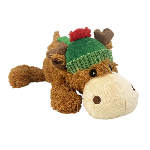 Myk hundeleke med juletema – Cozie Reinsdyr fra KONG