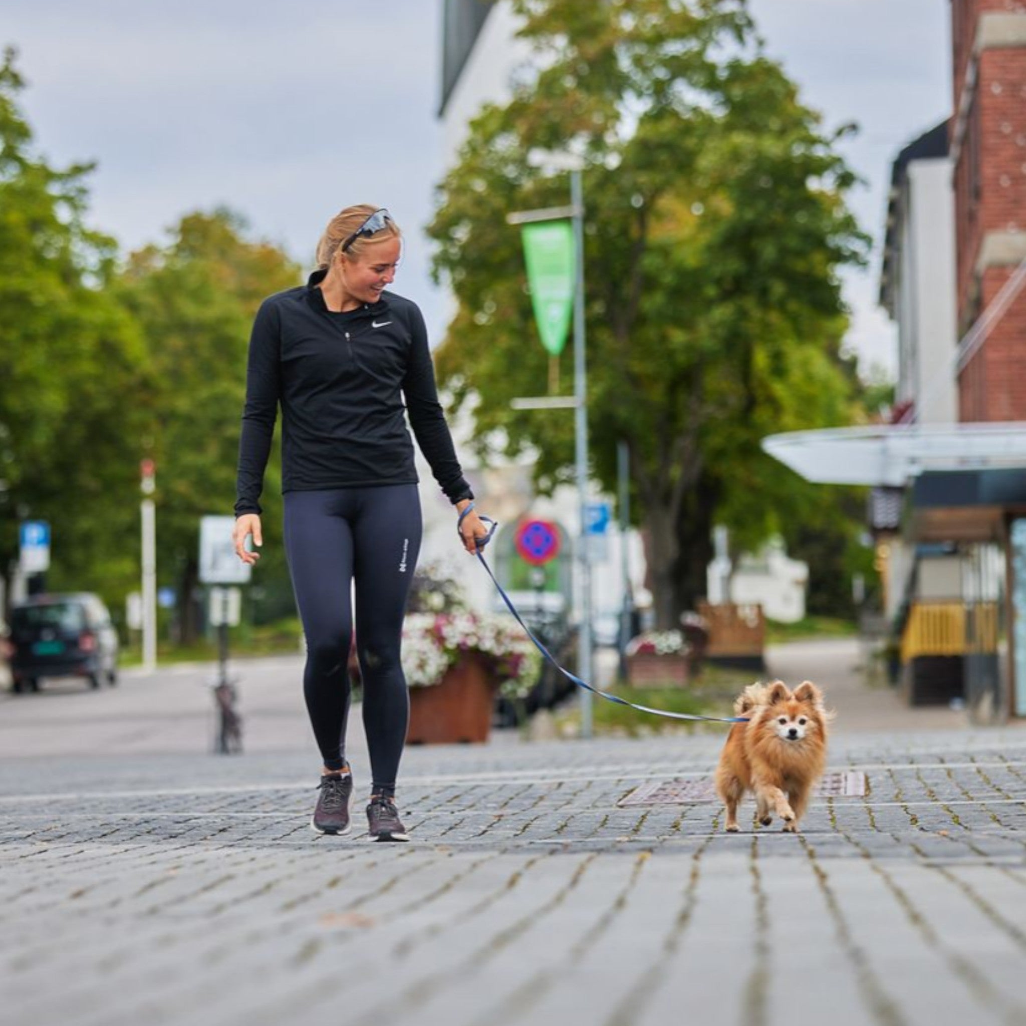 Non-stop Dogwear Move Leash – lett hundebånd med refleks