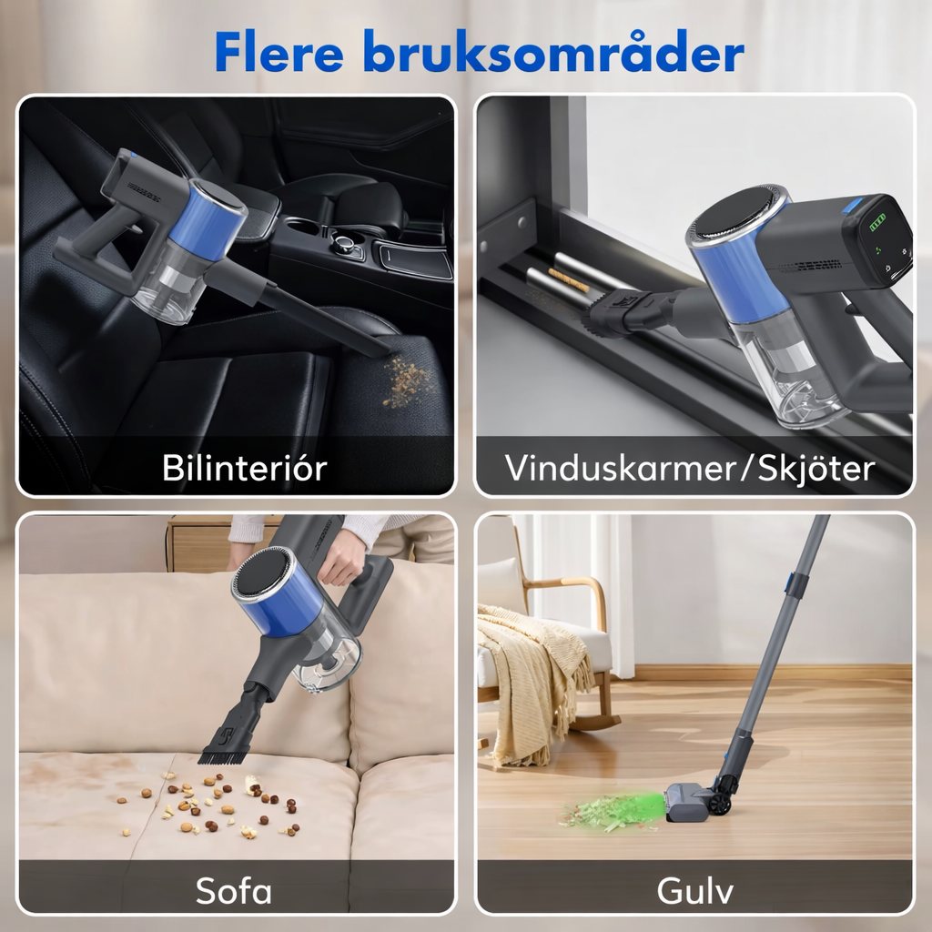Trådløs støvsuger – Clean X V10 – 200 W