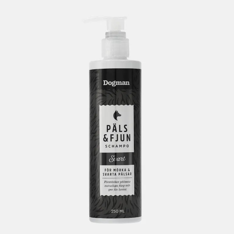 Dogman päls o fjun - shampoo for mørk og sort pels