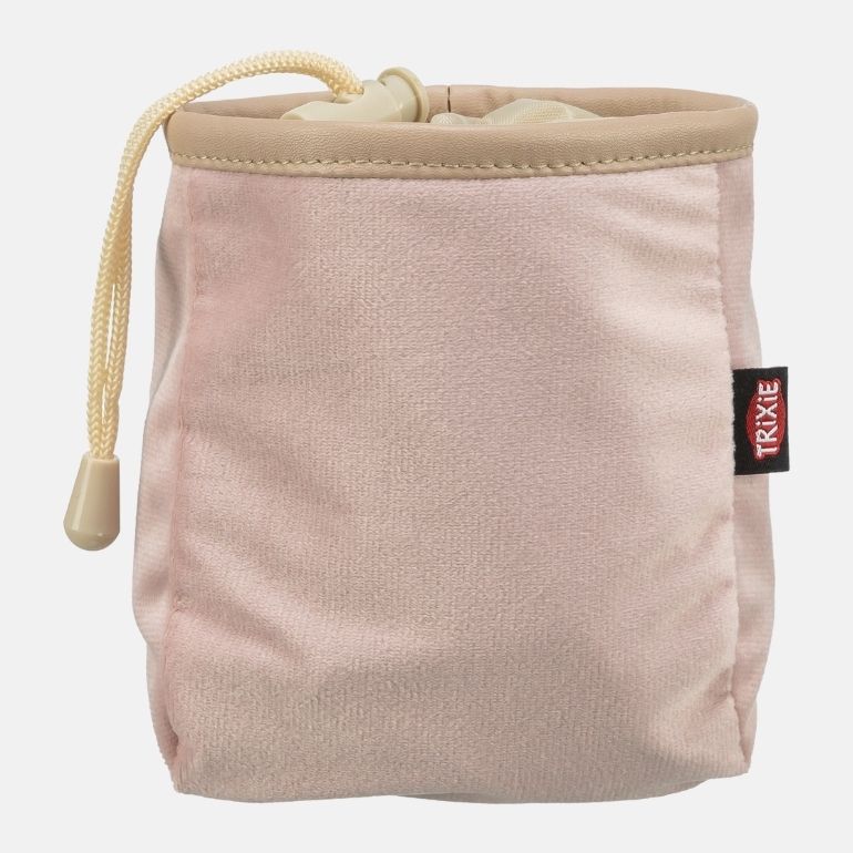 Produktbilde godbitpose fra Trixie i rosa, framside
