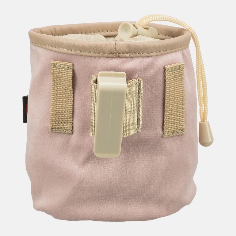 Produktbilde godbitpose fra Trixie i rosa, bakside