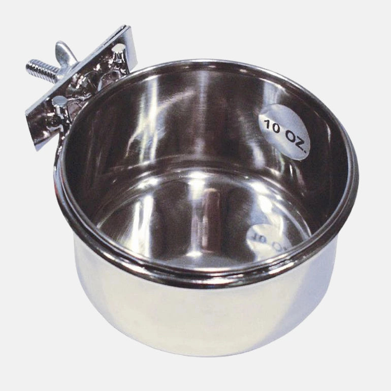 Burskål med skrufeste på grå bakgrunn