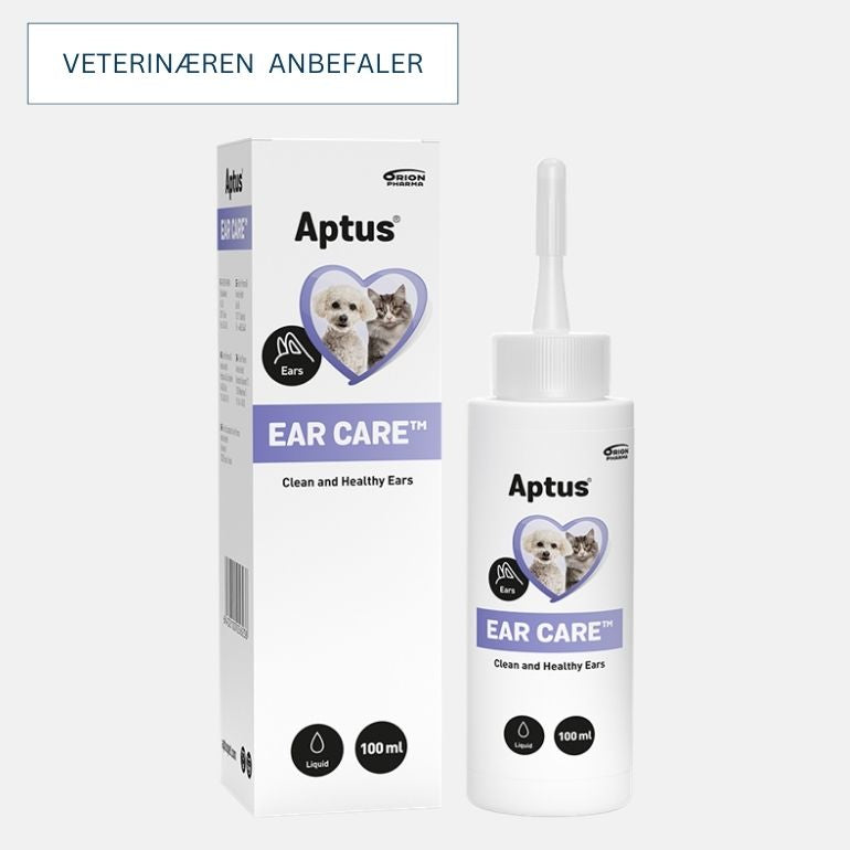 Aptus Ear Care ørerens i forpakning.