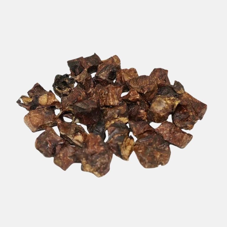 Produktbilde av okselungekube utenfor forpakning, liggende i en haug, fra Radical Dog.