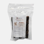 Produktbilde av torskesticks i forpakning fra Radical Dog.