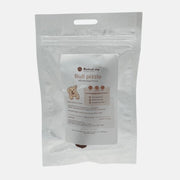 Produktbilde av oksemuskel i forpakning fra Radical Dog.