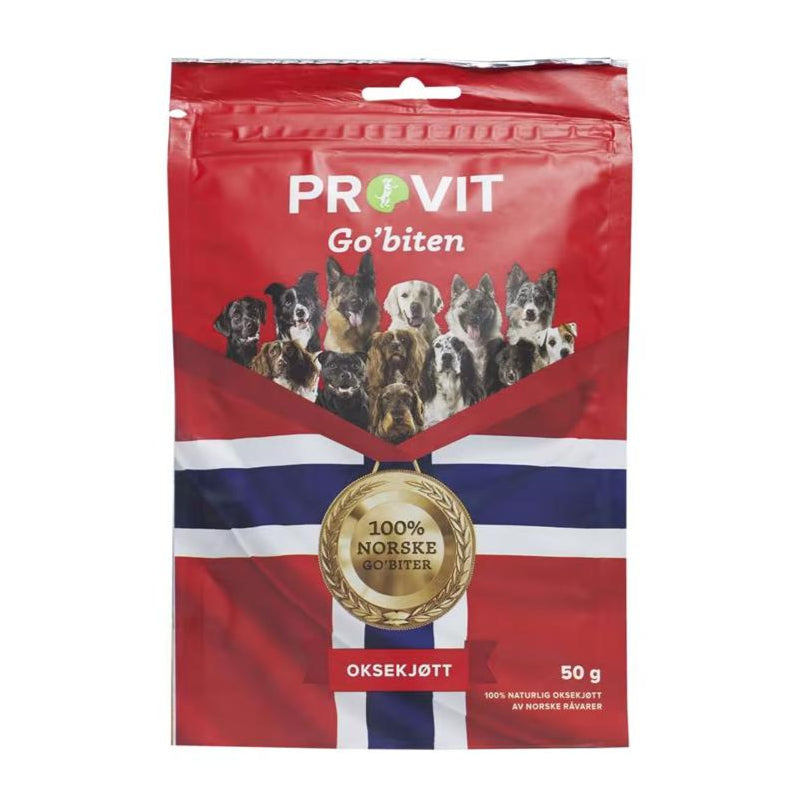 Frysetørket oksekjøtt til hund – PROVIT 50 g