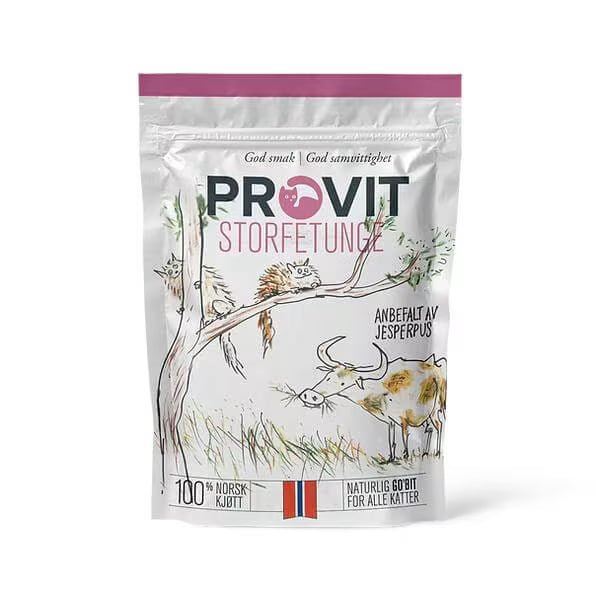 PROVIT frysetørket storfetunge til katt 40 g