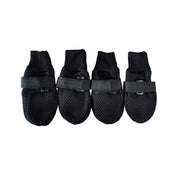 Pustende hundesokker – sorte potesokker med vanntett såle (4 stk)