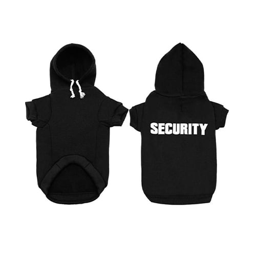 Hettegenser Security - Svart