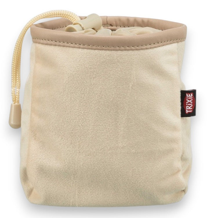 Trixie snacksbag i velour – liten godbitpose 9 x 14 cm