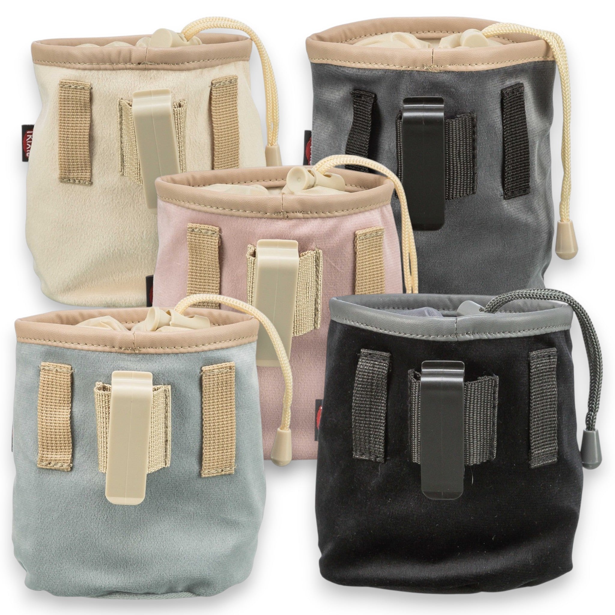Trixie snacksbag i velour – liten godbitpose 9 x 14 cm