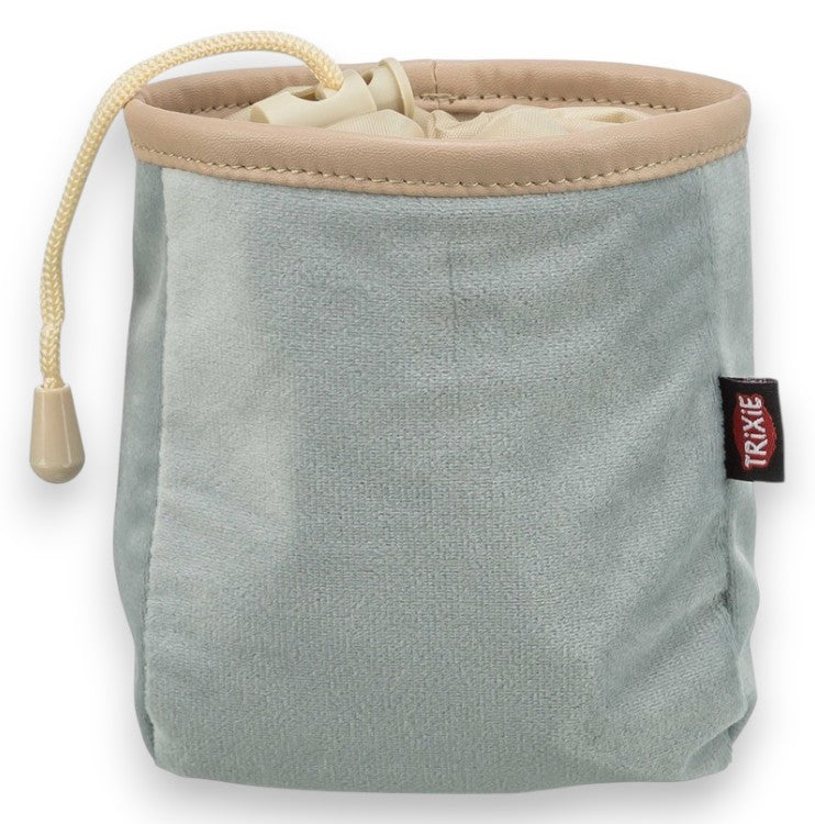 Trixie snacksbag i velour – liten godbitpose 9 x 14 cm