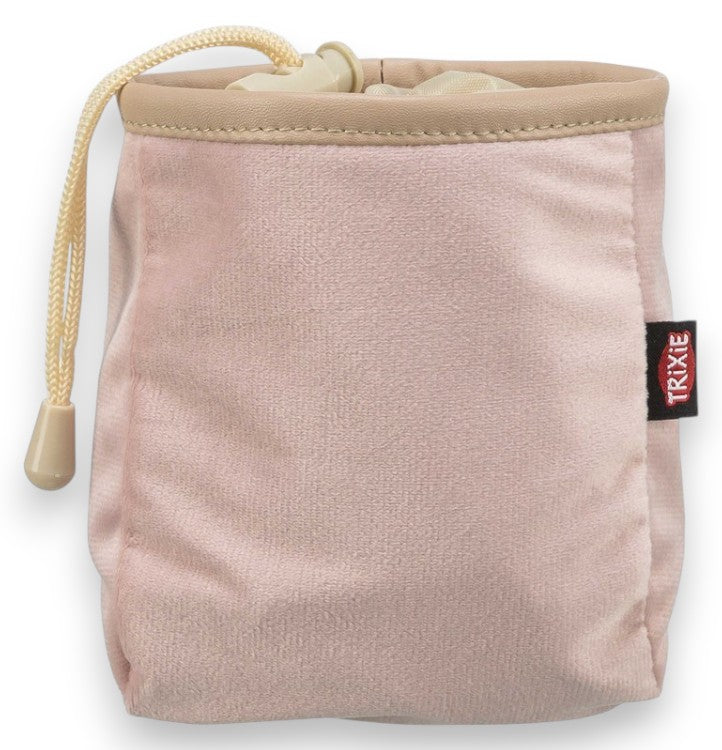 Trixie snacksbag i velour – liten godbitpose 9 x 14 cm
