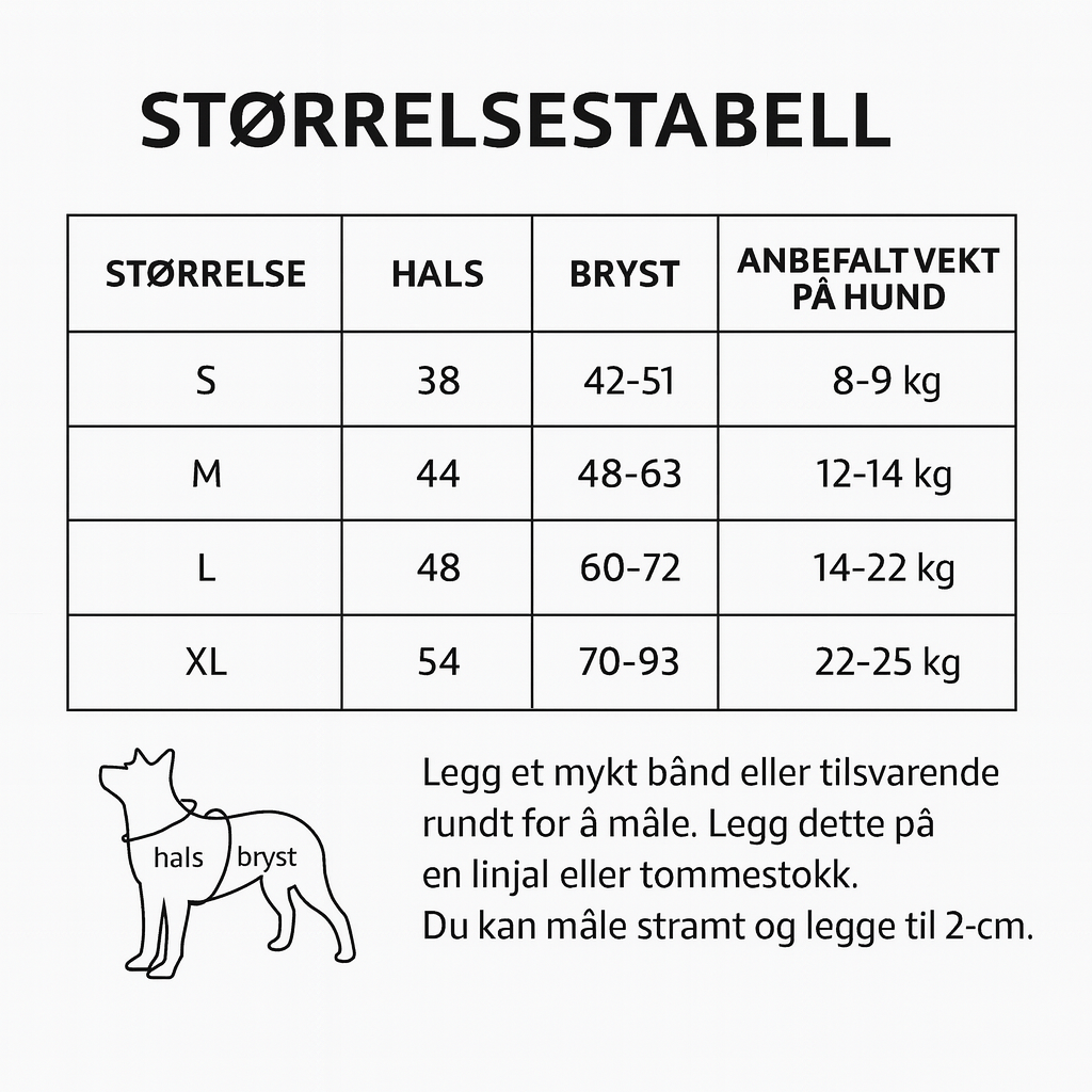 Hundesele med refleks og håndtak – justerbar sele til tur