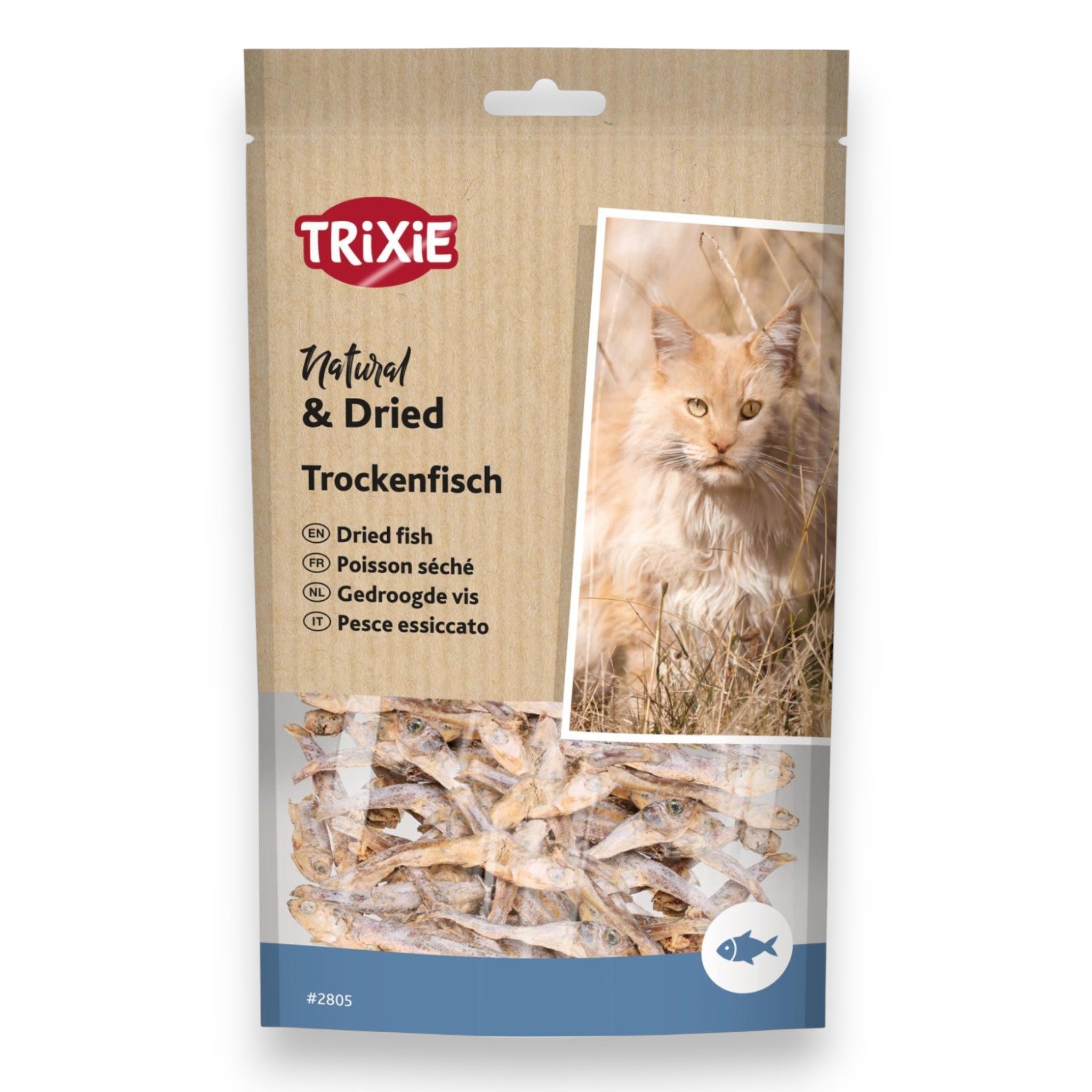 Trixie tørrfisk til katt 50 g – naturlig snacks med fisk