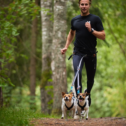 Touring Double fra Non-stop – Y-kobbel til 2 hunder