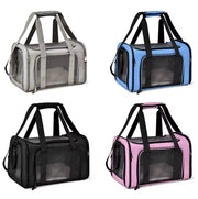 Transportbag til hund og katt – reisebag med netting
