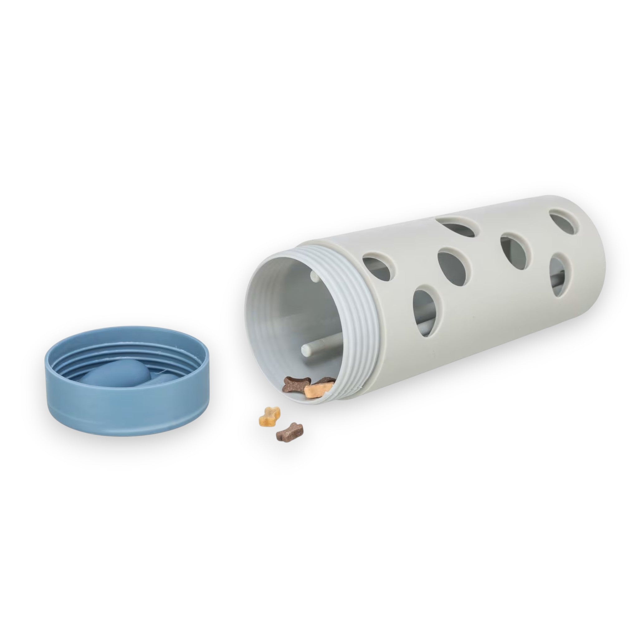 Snack Rulle er en enkel og morsom aktiviseringsleke som lar hunden kombinere lek med godbitjakt.