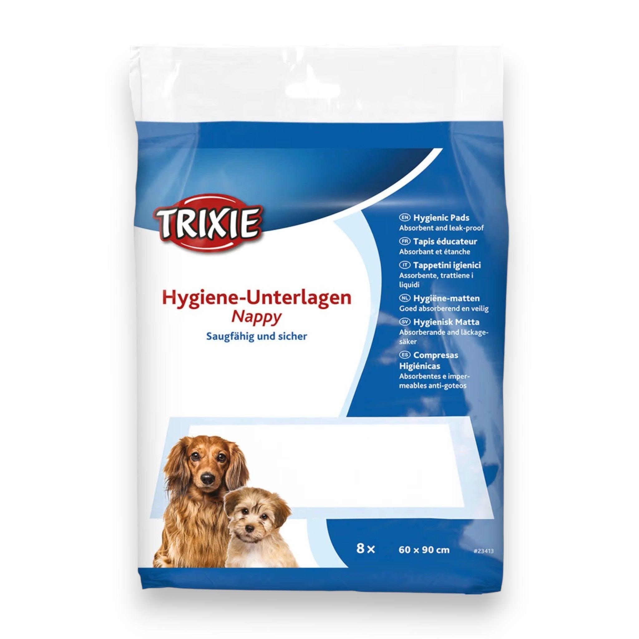 Trixie tisseunderlag til valp og hund, 60 × 90 cm, 8 stk.