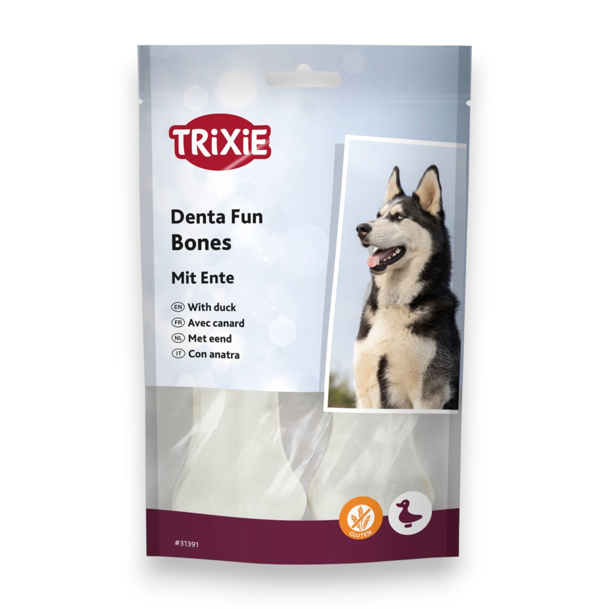 Tyggebein med and 10 cm 2 stk (70 g)