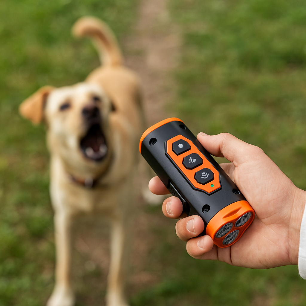 Ultralyd hundetrener mot bjeffing – oppladbar bjeffekontroll