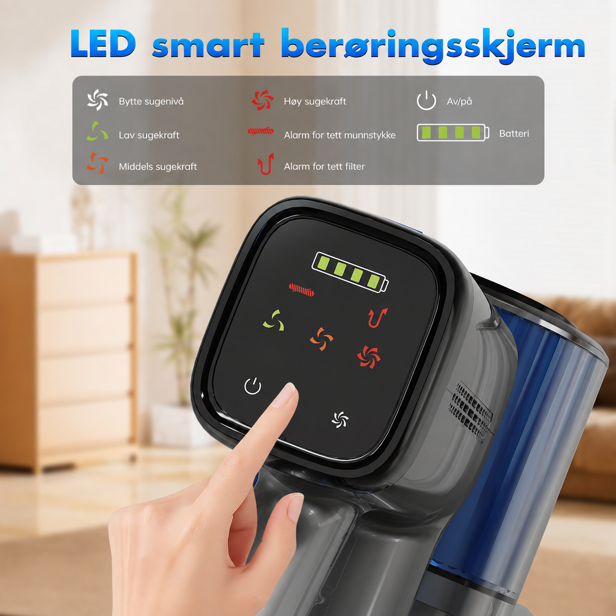 Trådløs støvsuger – Clean X V10 – 200 W