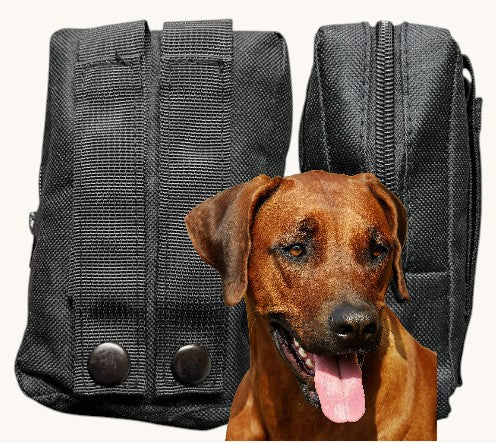 Veske til hundesele og belte – liten turveske