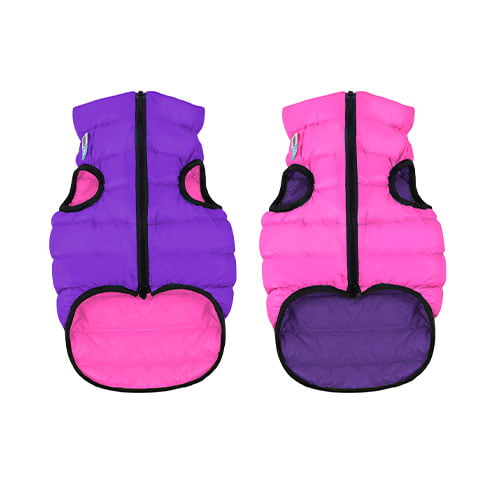 Airy Vest vendbart hundedekken Rosa/Lilla
