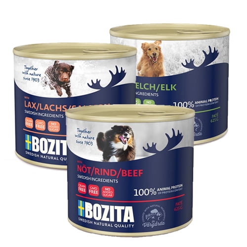 Bozita Elgpaté – våtfôr til hund