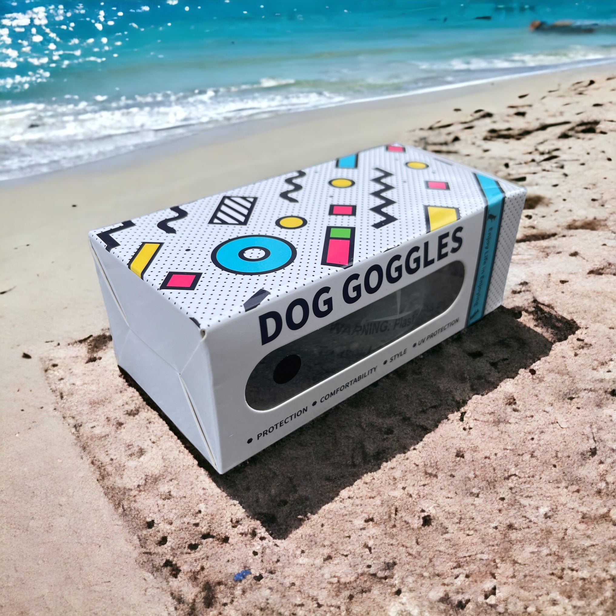 Solbriller til hund DOGSHADEZ – UV-beskyttelse mot sol, vind og støv