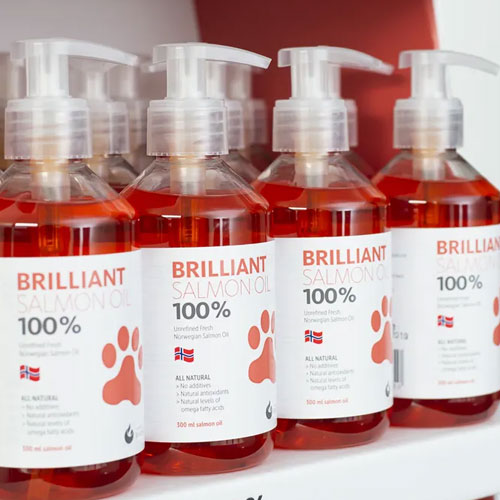 Brilliant lakseolje – til hund