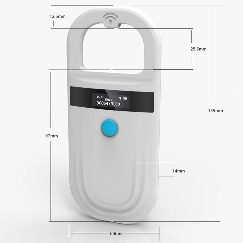 Chipleser til hund og katt med Bluetooth