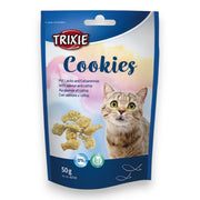 Trixie kattegodbit med laks og catnip 50 g – cookies