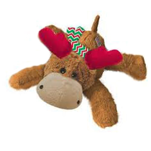 Myk hundeleke med juletema – Cozie Reinsdyr fra KONG