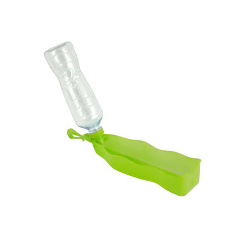 Vannflaske til hund m/skål – Mille Grønn