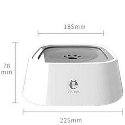 Antisøl vannskål til hund – Sølefri drikkeskål for bil, bur og hjem (1,5L)