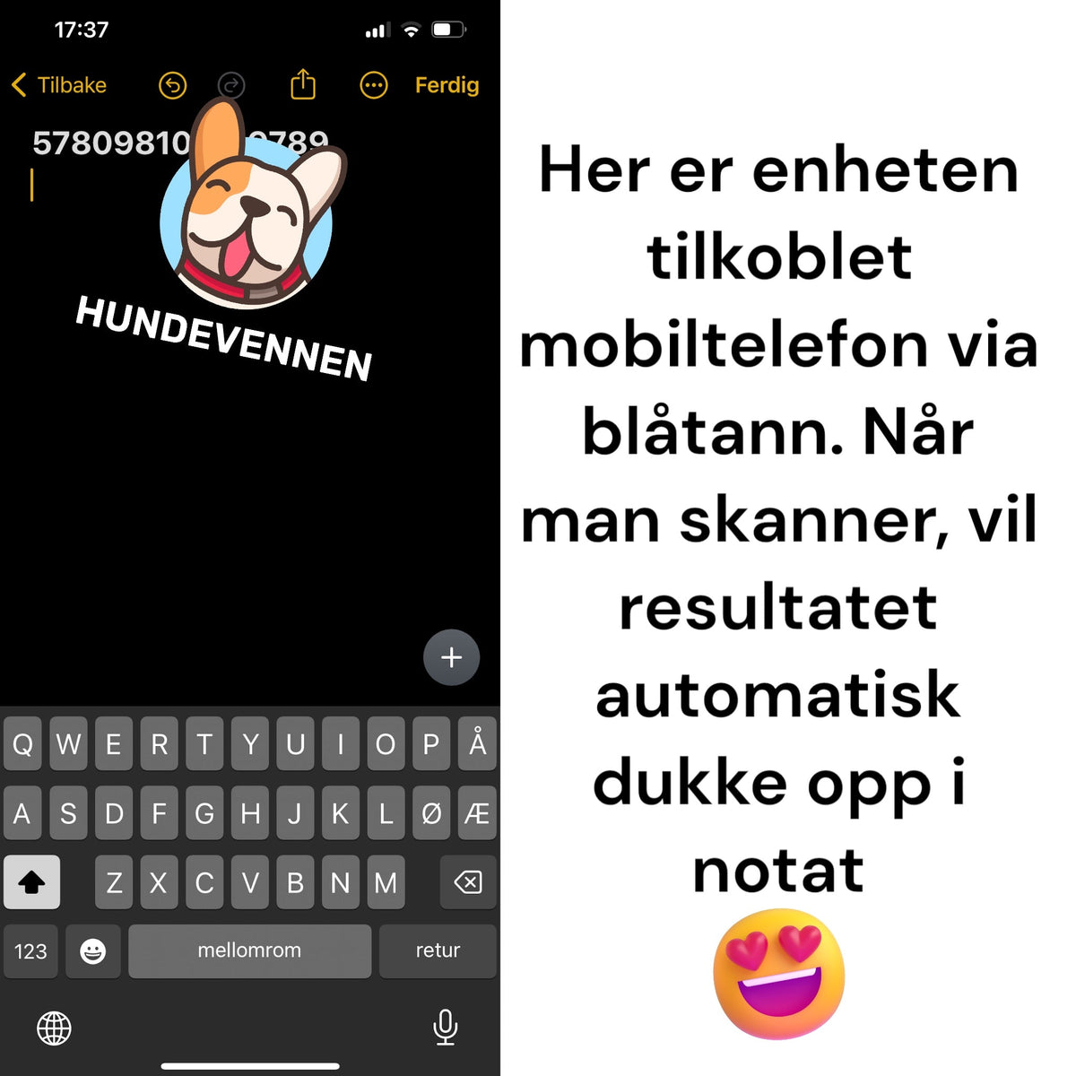 Chipleser for å finne eieren via mikrochip
