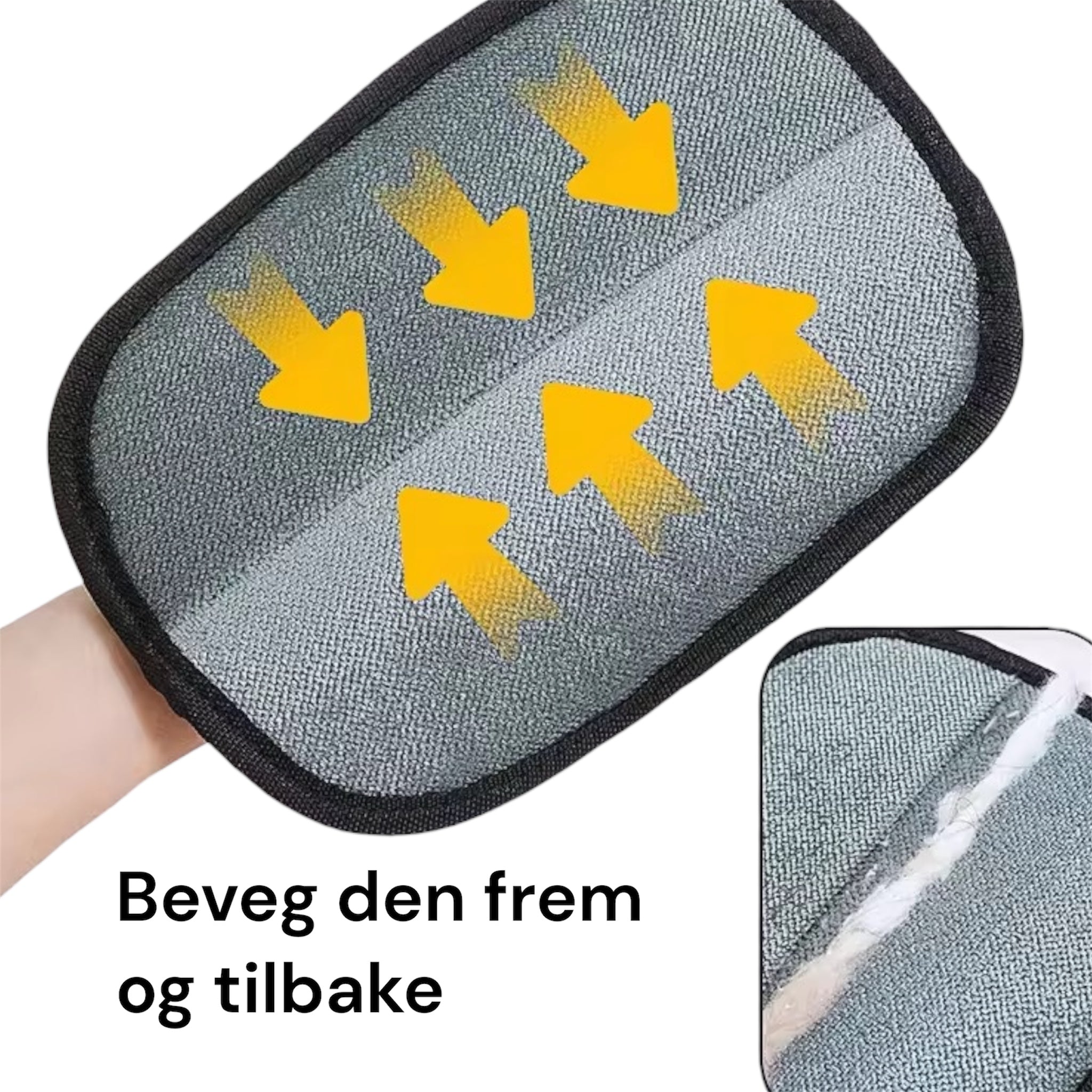 Hanske for hundehårfjerning – hårfjerner til sofa, klær og bil