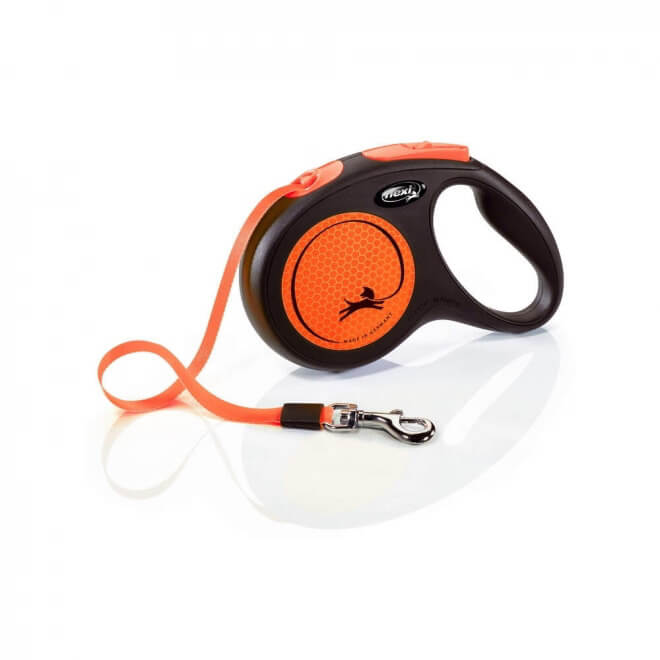 Flexi New Neon M rullebånd med 5 m tape