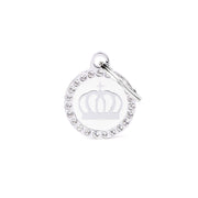 Glam - "Crown White Circle Strass"