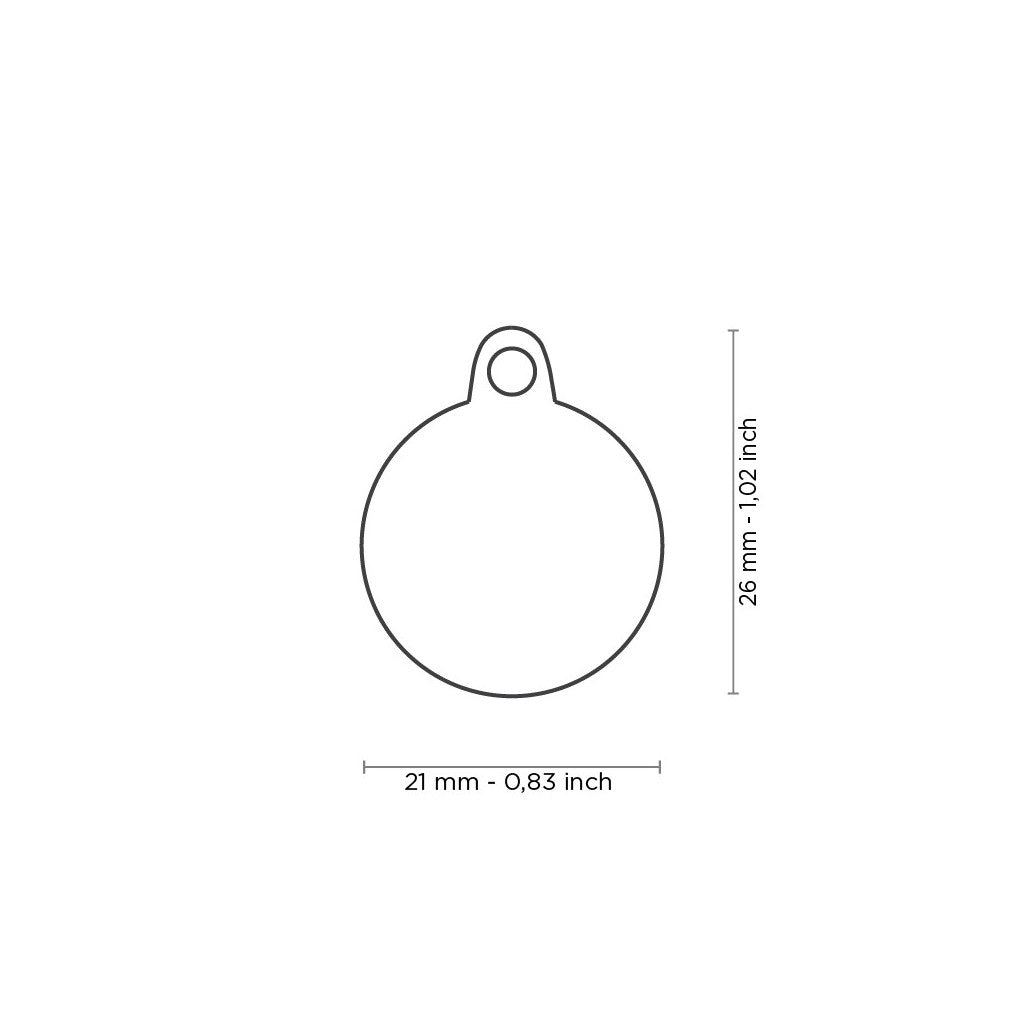 Glam - "Crown White Circle Strass"