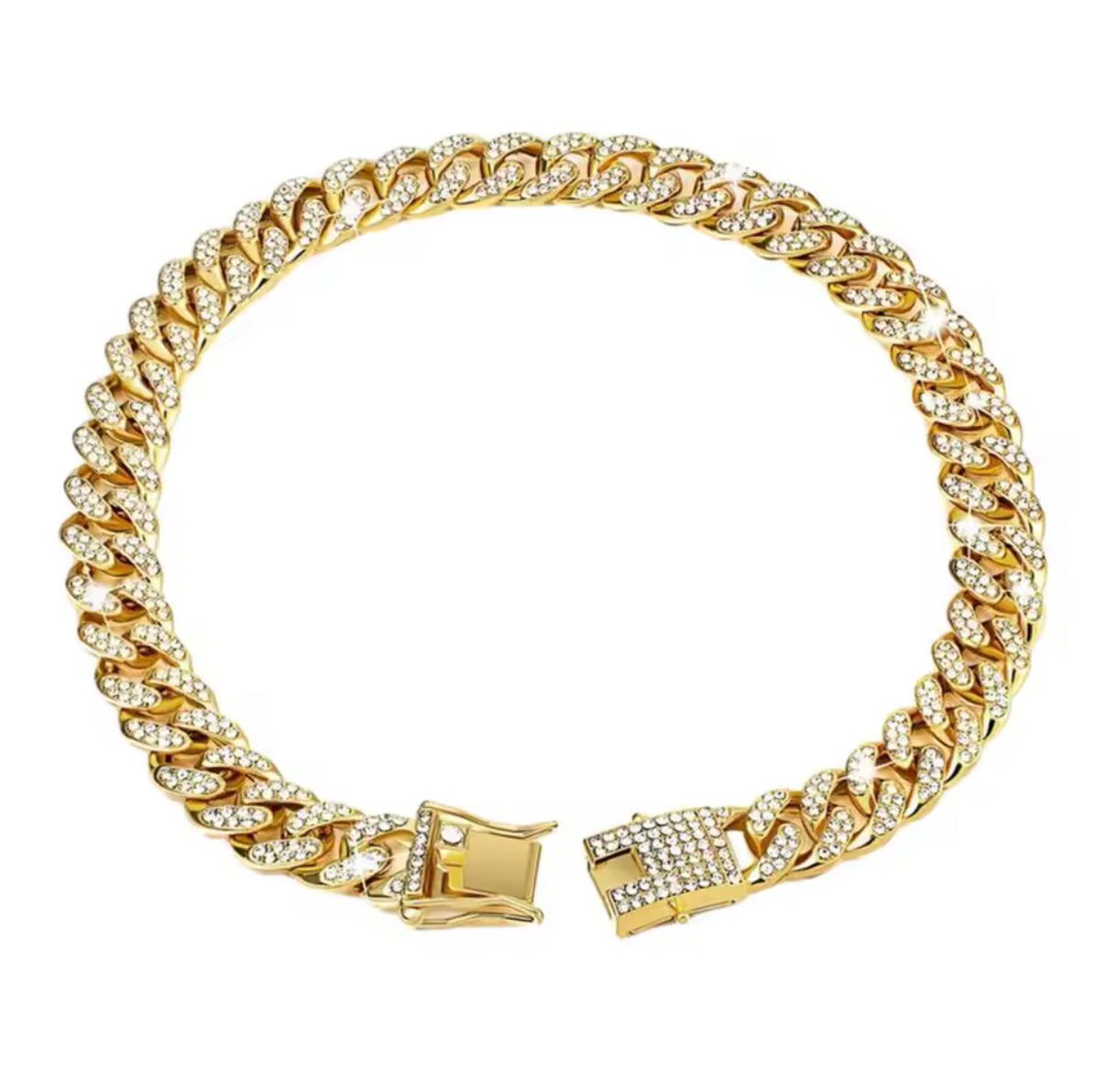 Hundesmykke med zirconia