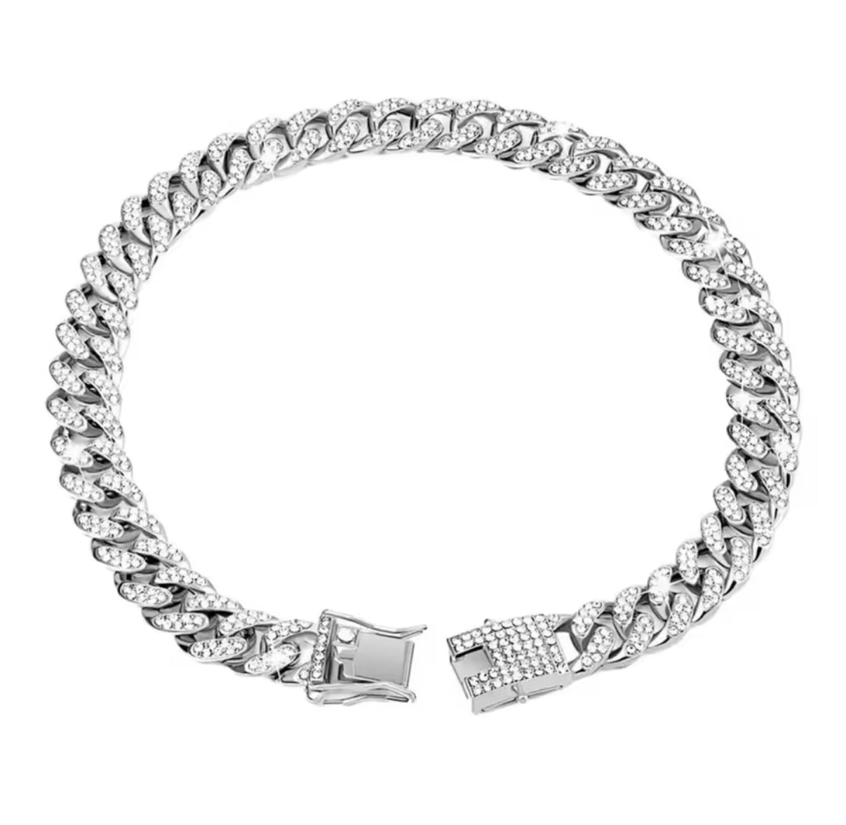 Hundesmykke med zirconia