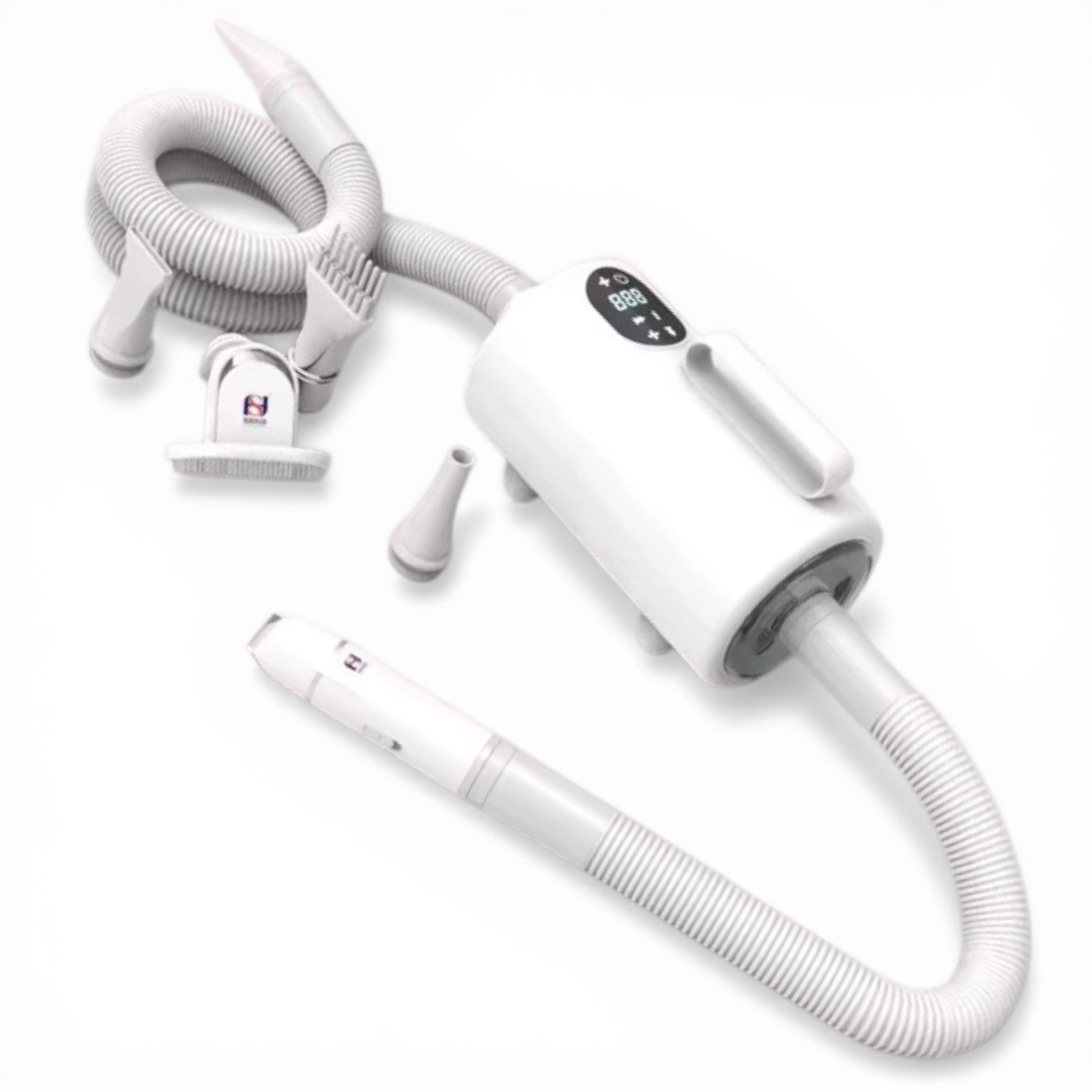 Stillegående hundeføner egnet for lydømfintlige hunder